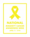 National minority cancer awareness ribbon