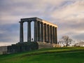 The National Monument on Calton Hill in Edinburgh, Scotland, UK Royalty Free Stock Photo