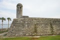 National Monument Florida: Fort Castillo de San Marcos Royalty Free Stock Photo