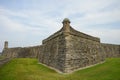 National Monument Florida: Fort Castillo de San Marcos Royalty Free Stock Photo