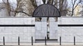 National monument at the Ghetto`s Umschlagplatz