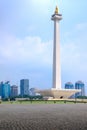 The National Monument Monas, symbolizing the fight for Indonesia Royalty Free Stock Photo