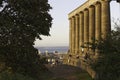 The National Monument of Scotland on Calton hill, Edinburgh.