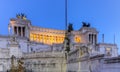 National Monument to Victor Emmanuel II, Altar of the Fatherland, Altare della Patria, in Rome, Italy Royalty Free Stock Photo