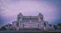 The National Monument to Victor Emmanuel II in Rome Royalty Free Stock Photo