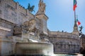 National Monument to Victor Emmanuel II (Altare della Patria)  first king of a unified Italy, Rome Royalty Free Stock Photo