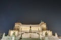 National Monument to Victor Emmanuel in Rome, Italy. Royalty Free Stock Photo