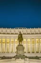 National Monument to Victor Emmanuel in Rome, Italy. Royalty Free Stock Photo