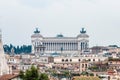 National Monument to Victor Emmanuel in Rome, Italy. Royalty Free Stock Photo