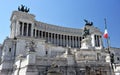 National Monument to Victor Emmanuel in Rome, Italy Royalty Free Stock Photo