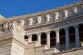 National monument of Victor Emmanuel II Monumento Nazionale a Vittorio Emanuele II also known as Altar of the Fatherland Altare Royalty Free Stock Photo