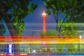 National monument Monas in Jakarta City at night Royalty Free Stock Photo