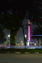 National monument Monas in Jakarta City at night Royalty Free Stock Photo