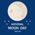 National Moon Day. Celebrated annually on July 20.