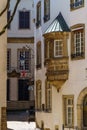 The national motto of Luxembourg on a house wall