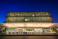 The National Museum of African American History and Culture at night, in Washington, DC Royalty Free Stock Photo