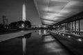 The National Museum of African American History and Culture at night, in Washington, DC Royalty Free Stock Photo