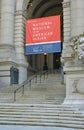 The exterior of the National Museum of the American Indian, downtown New York, New York city, USA Royalty Free Stock Photo