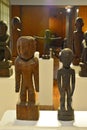 National museum of Anthropology bulul carved wooden figure in Manila, Philippines Royalty Free Stock Photo