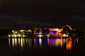 National Museum of Australia in blue, white and red