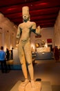 The National Museum Bangkok,old stone buddha Royalty Free Stock Photo