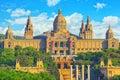 National Museum in Barcelona Museu Nacional d Art de Catalunya Royalty Free Stock Photo