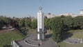 National Museum Holodomor victims Memorial. In memory of Famines victims in Ukraine. Kyiv. Aerial