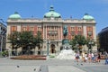 National Museum building on Republic square in Belgrade, Serbia.