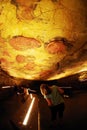 ALTAMIRA, CANTABRIA, SPAIN, JULY 29, 2018: Interior view of Altamira Museum Cave