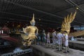 Bangkok, Thailand - August 12, 2017: Thai royal barges in National Museum of Royal Barges, Bangkok, T Royalty Free Stock Photo