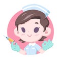 National Nurses Day, Cute style nurse cartoon illustration