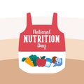 National Nutrition Day in Indonesia Concept Royalty Free Stock Photo