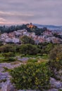 The National Observatory of Athens city, Greece at the top of the Nymphs` Hill in Thission Royalty Free Stock Photo