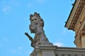 Odessa, Ukraine.  Detailed view of marble statues located in the National opera and balled theatre of Odessa. Royalty Free Stock Photo