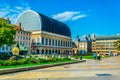 National opera and town hall in Lyon, France Royalty Free Stock Photo