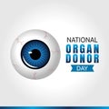 National Organ Donor Day Vector Illustration