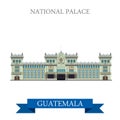 National Palace of Culture in Guatemal vector illu