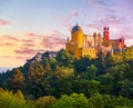 National Palace of Pena in Sintra near Lisbon Portugal Royalty Free Stock Photo