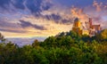 National Palace of Pena in Sintra, near Lisbon, Portugal. Royalty Free Stock Photo