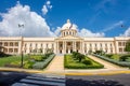 The National Palace in Santo Domingo houses the offices of the Executive Branch of the Dominican Republic. Royalty Free Stock Photo