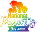 National Parents Day on 25th July