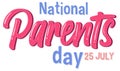 National Parents Day on 25th July