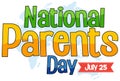 National Parents Day on 25th July