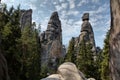 National Park of Adrspach-Teplice rocks. Rock Town