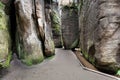 National Park of Adrspach-Teplice rocks. Rock Town.