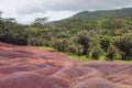 National park and its vicinities. Chamarel, Mauritius Royalty Free Stock Photo