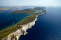 National park Kornati and Telascica Nature park, Croatia Royalty Free Stock Photo