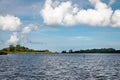 The national park lauwersmeer located in the north of the Netherlands Royalty Free Stock Photo