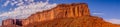 National Park Monument Valley. The stony picturesque valley at dawn