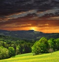 National park Sumava in Czech Republic Royalty Free Stock Photo